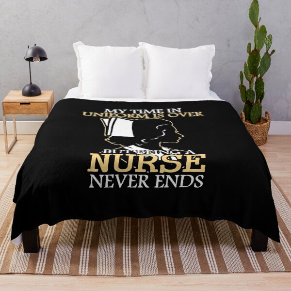 Item preview, My time in uniform is over but being a nurse never ends  designed and sold by birdmorrison.