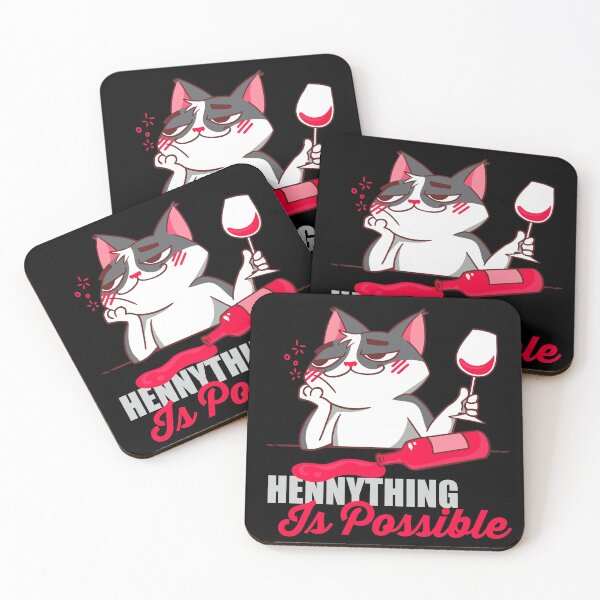 Item preview, Hennything is Possible Cat designed and sold by Animal Gifts For Animal Lovers.
