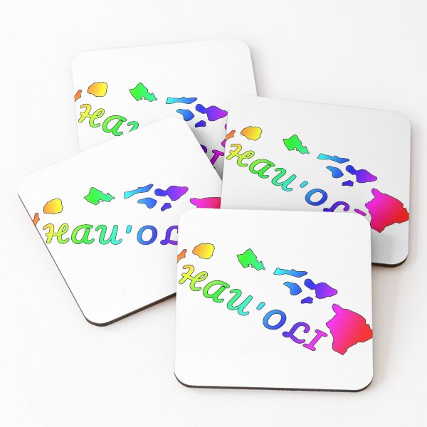 Item preview, Island Time - Hau'oli - Hawaiian Islands - Colorful designed and sold by TKsTees.