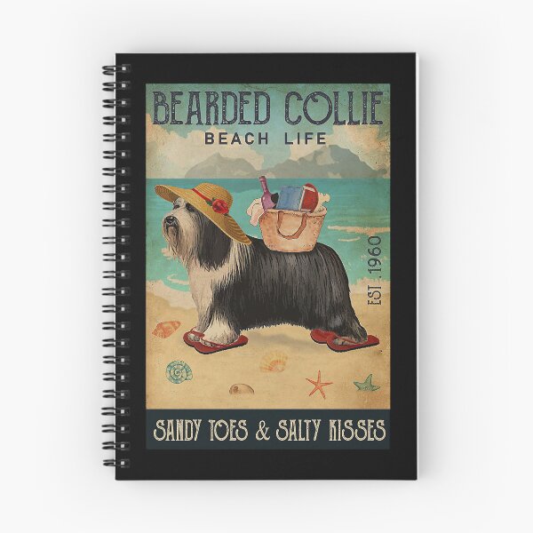 Item preview, Bearded Collie Dog Beach Life designed and sold by Douglafa.