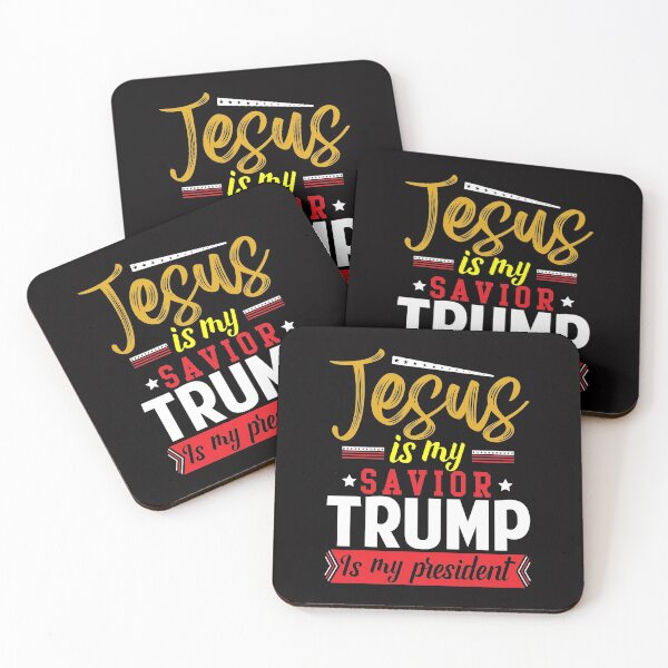 Item preview, Jesus is my Savior Trump is my President designed and sold by LYSandCo.