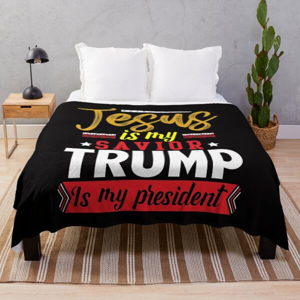 Item preview, Jesus is my Savior Trump is my President designed and sold by LYSandCo.