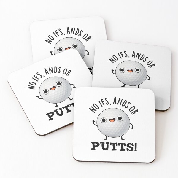 Item preview, No Ifs Ands Or Putts Funny Golf Puns  designed and sold by punnybone.
