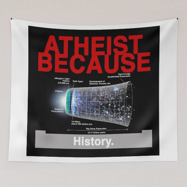 Item preview, Atheist Because: History. designed and sold by AtheistBecause.