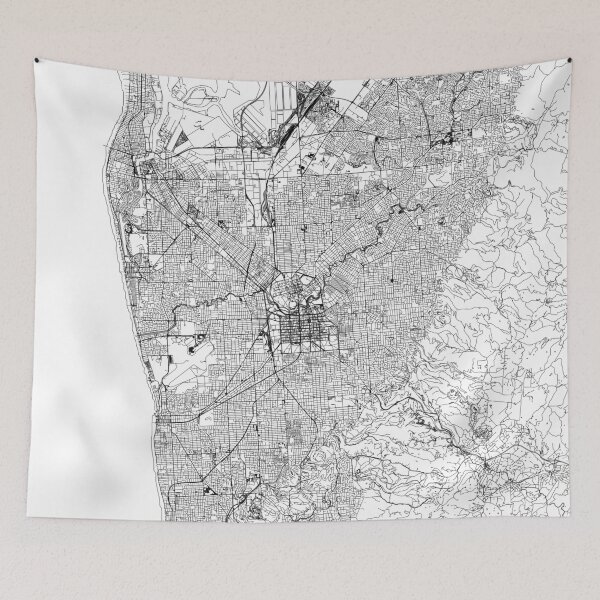 Item preview, Adelaide White Map designed and sold by multiplicitymap.