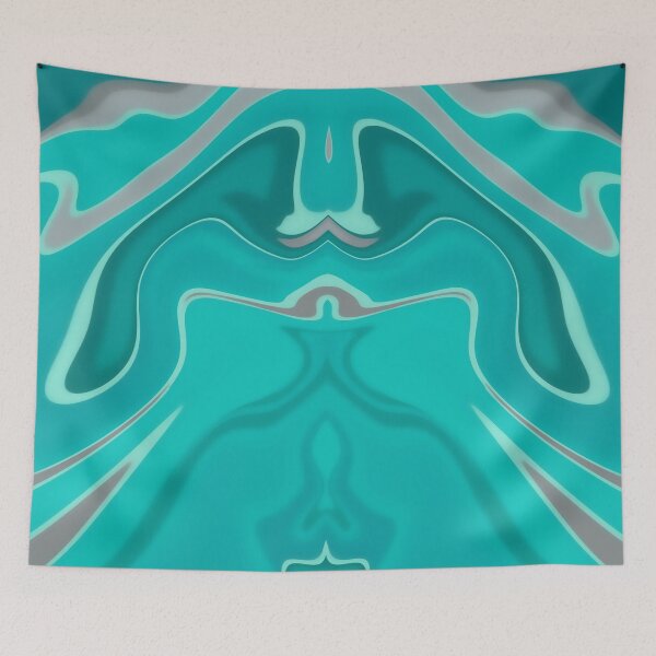 Item preview, Tosca Green Marble Liquid Artwork designed and sold by Repayh.