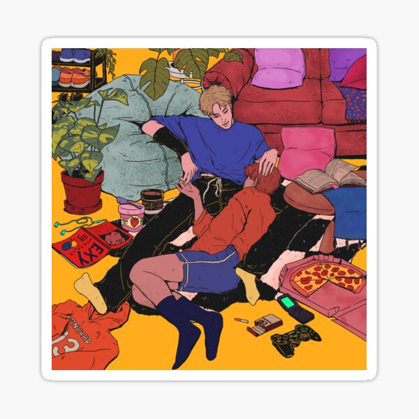 aftg andreil illustration (colored) Sticker