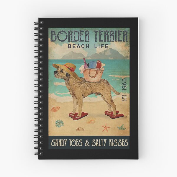 Item preview, Beach Life Border Terrier Dog Funny Gift designed and sold by Douglafa.