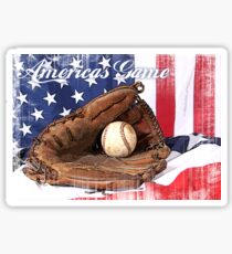americas game baseball Sticker