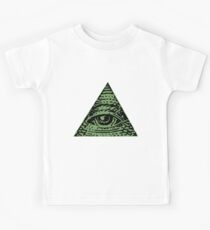 Illuminati green Kids Tee