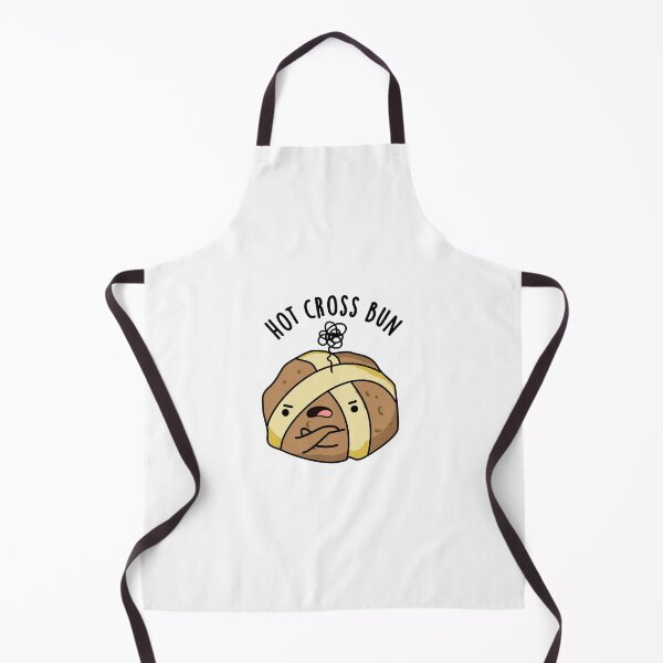 Item preview, Hot Cross Bun Divertido Angry Bun Puns designed and sold by punnybone.