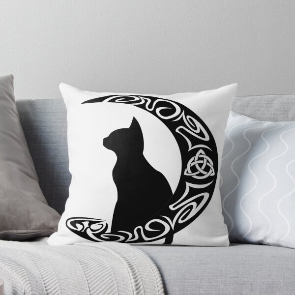 Item preview, Celtic Moon Cat Triquetra designed and sold by Depic Spirit.