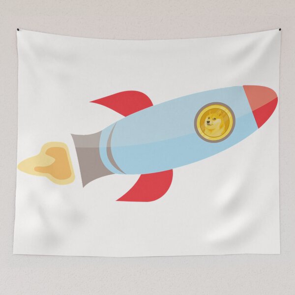Item preview, Dogecoin to the moon! designed and sold by MajorMemes.