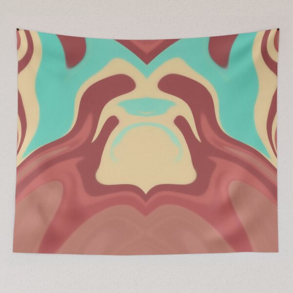 Item preview, Brown And Blue Marble Liquid Artwork designed and sold by Repayh.