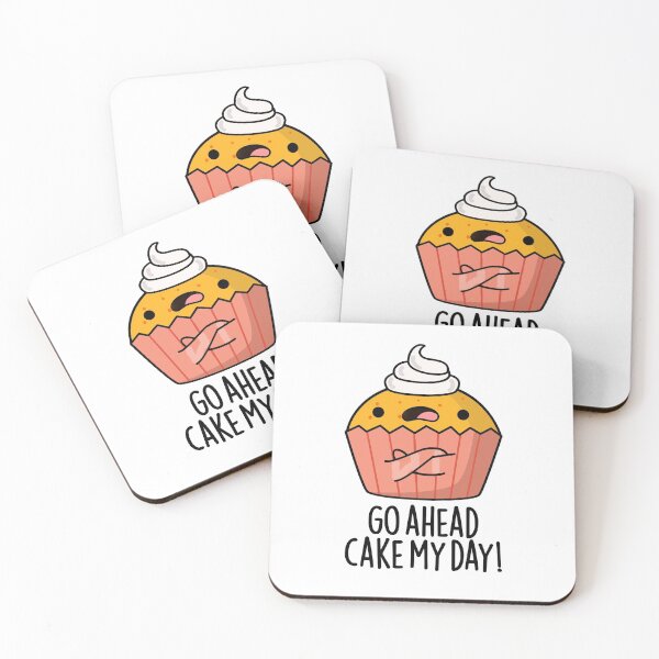 Item preview, Go Ahead Cake My Day Funny Food Puns  designed and sold by punnybone.