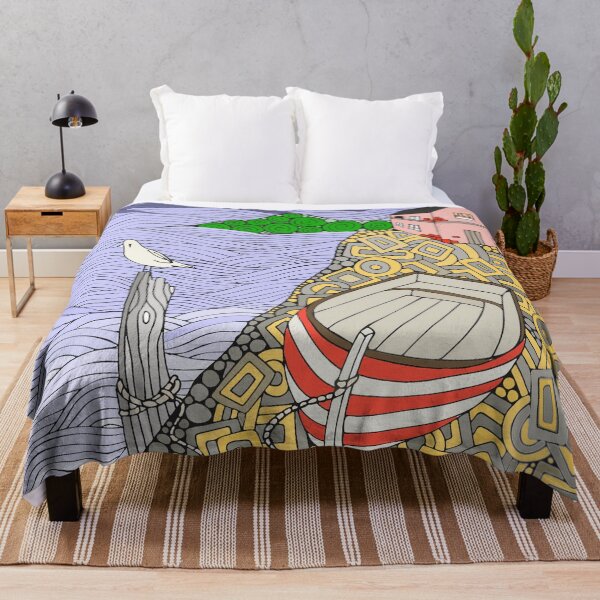 Item preview, Seaside fishing village designed and sold by Jenie Yolland.