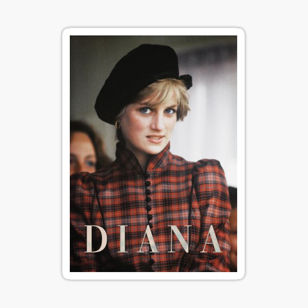 Lady Di Princess Diana of Wales Design Sticker