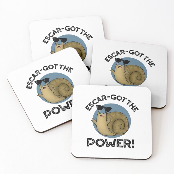 Item preview, Escar-got The Power Funny Snail Puns  designed and sold by punnybone.