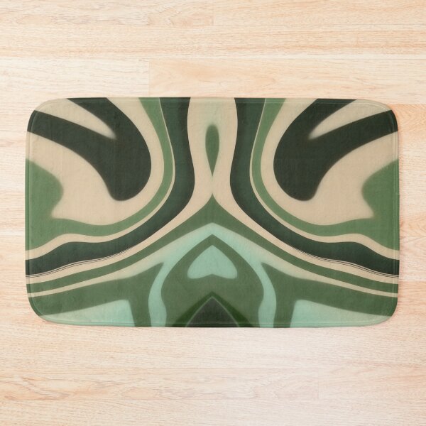 Item preview, Black Green Marble Liquid Artwork designed and sold by Repayh.