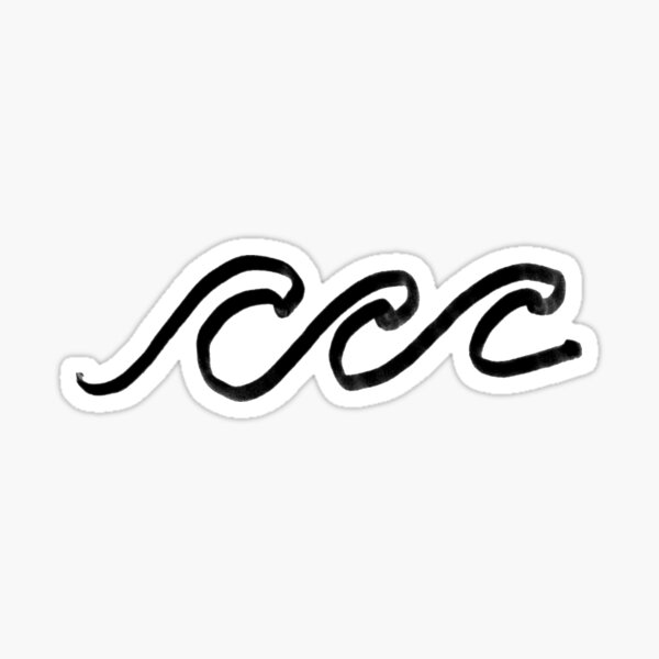 Wave Sticker