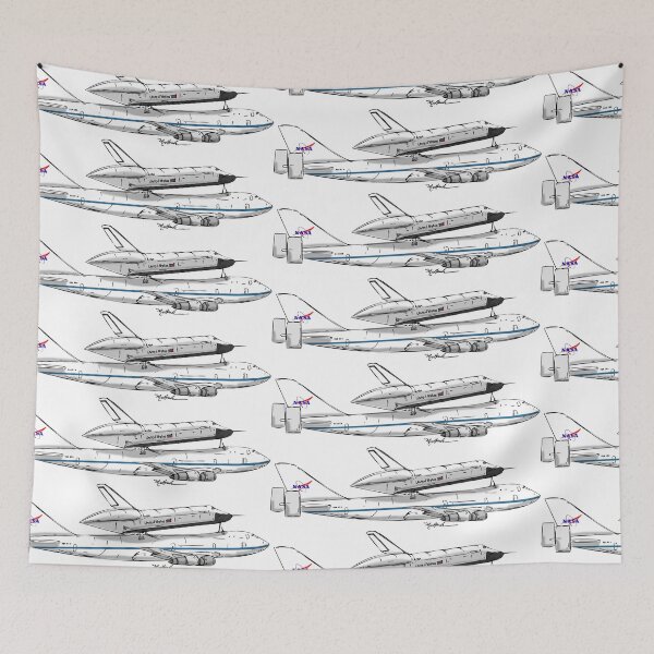 Item preview, Boeing Space Shuttle NASA 747 Transporter designed and sold by Michael Garber.