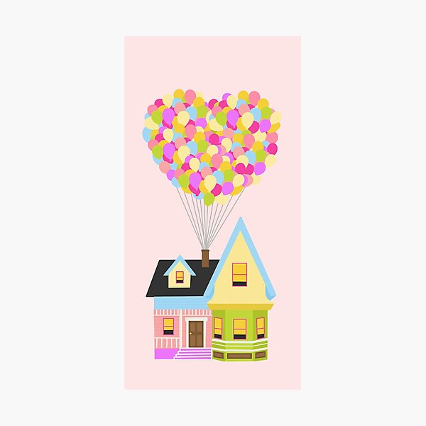 Item preview, Up house with heart shaped balloons designed and sold by Campbell Bryant.