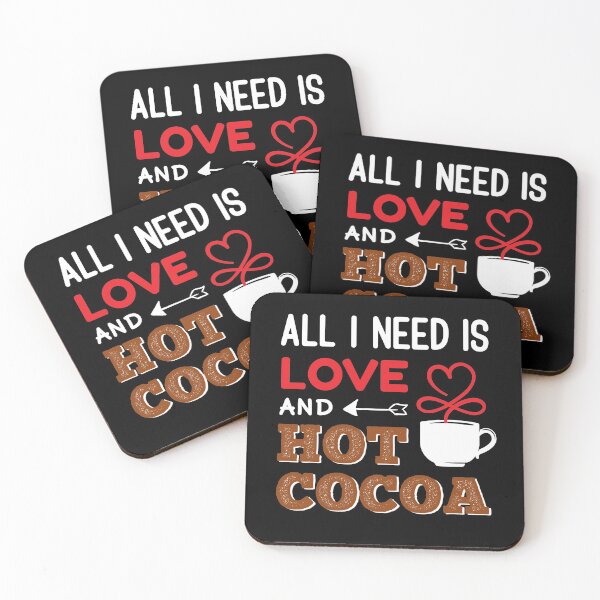 Item preview, All I need is love and hot cocoa designed and sold by atihca.
