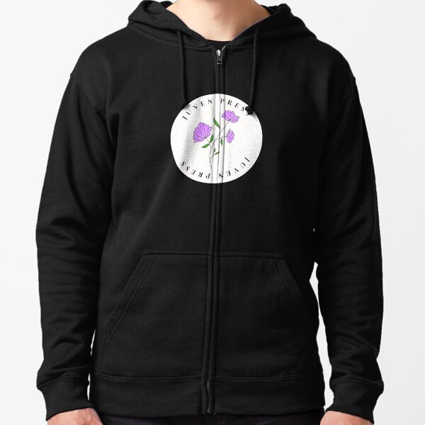Juven Press Logo Zipped Hoodie