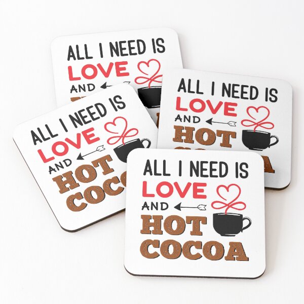 Item preview, All I need is love and hot cocoa designed and sold by atihca.