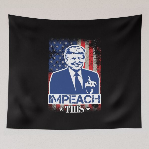 Item preview, Trump Impeach This midle finger designed and sold by LYSandCo.