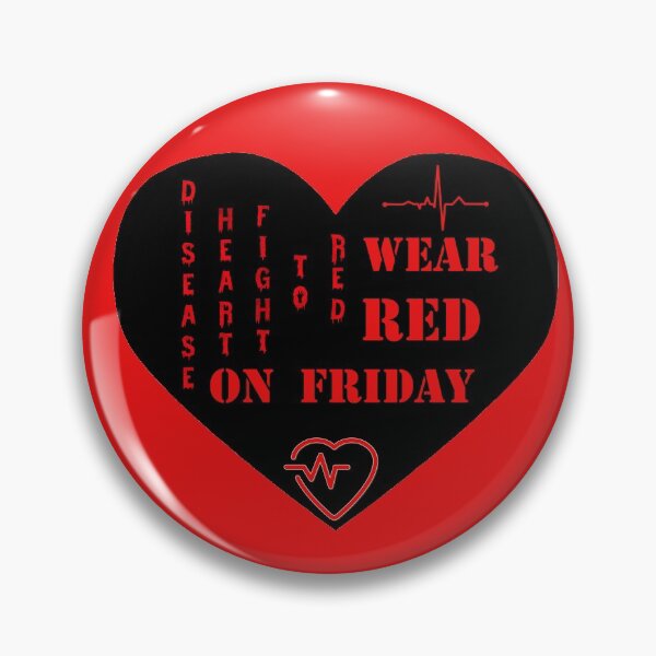Item preview,  l wear red to fight heart disease , wear red on friday  designed and sold by Designer-Arabic.