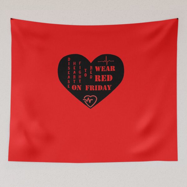 Item preview,  l wear red to fight heart disease , wear red on friday  designed and sold by Designer-Arabic.