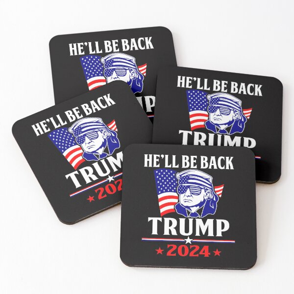 Item preview, he'll Be Back Trump 2024 designed and sold by LYSandCo.
