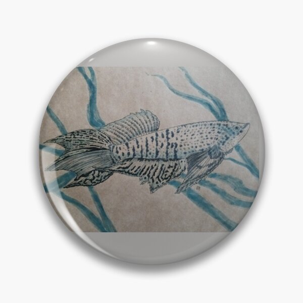 Item preview, Grayscale Killifish designed and sold by GabriellaCampos.