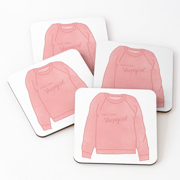 Item preview, don't cry, shopgirl. designed and sold by girlwithlatte.