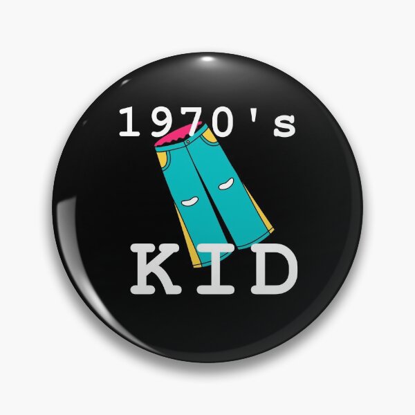 Item preview, 1970s Kid T-shirt, Retro Vintage Colorful Hippie Bell Bottoms Flares T-shirt White Ink designed and sold by KananiandKiki.