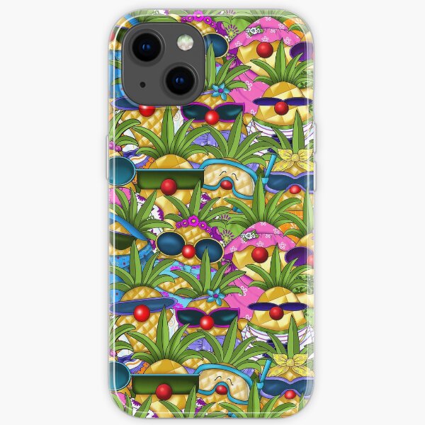 Tropical Pineapple Passion iPhone Soft Case