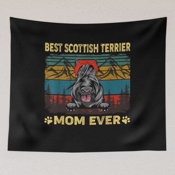 Item preview, Vintage Best Scottish Terrier Mom Ever Funny Dog Mom Ever designed and sold by lolahomya.