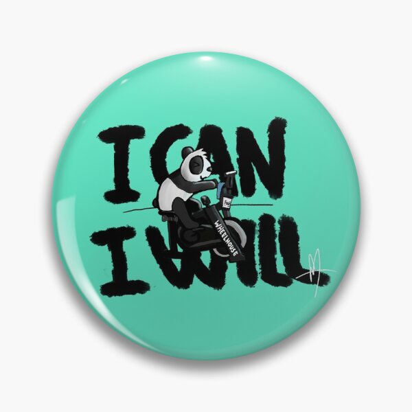 Item preview, Spin Cycle - Motivational - Panda - Excerise Bike designed and sold by adevenneyart.