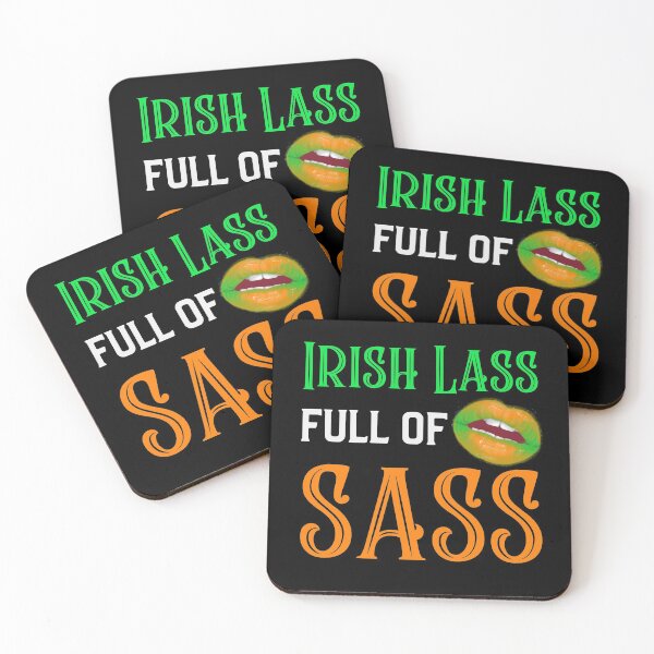 Item preview, Irish Lass full of Sass designed and sold by QuoteableTees.