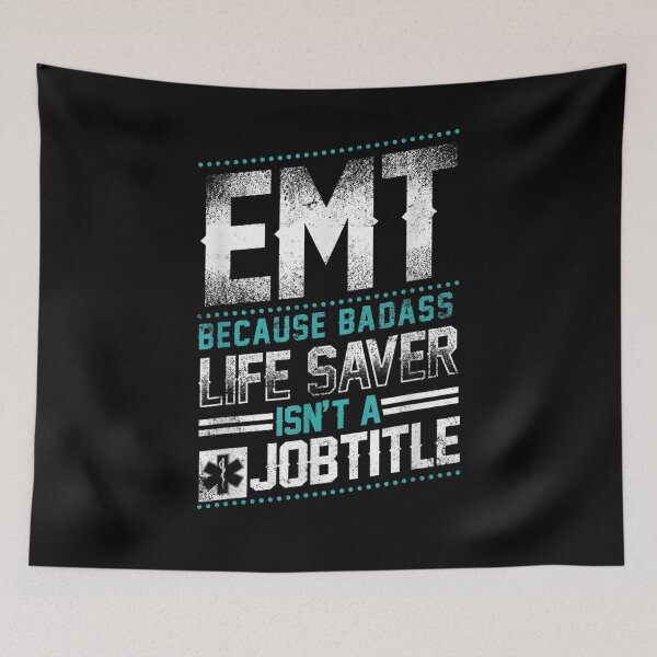 Item preview, Ems Emergency Emt Badass Life Saver designed and sold by lolahomya.