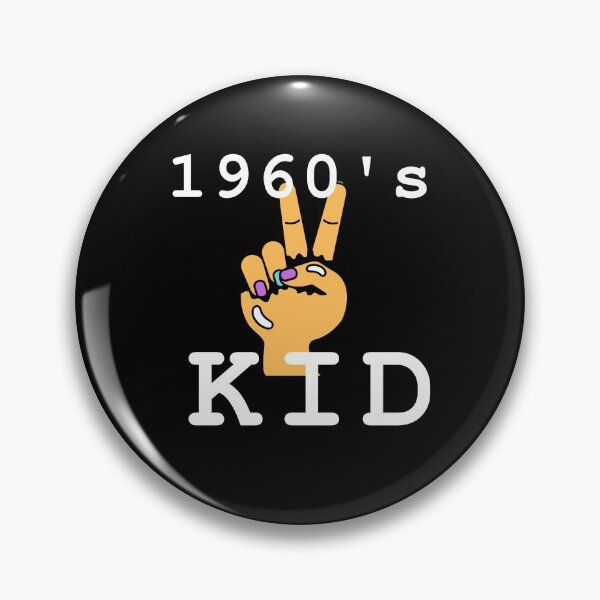 Item preview, 1960s Kid T-shirt, Retro Vintage Colorful Hippie Peace T-shirt White Ink designed and sold by KananiandKiki.