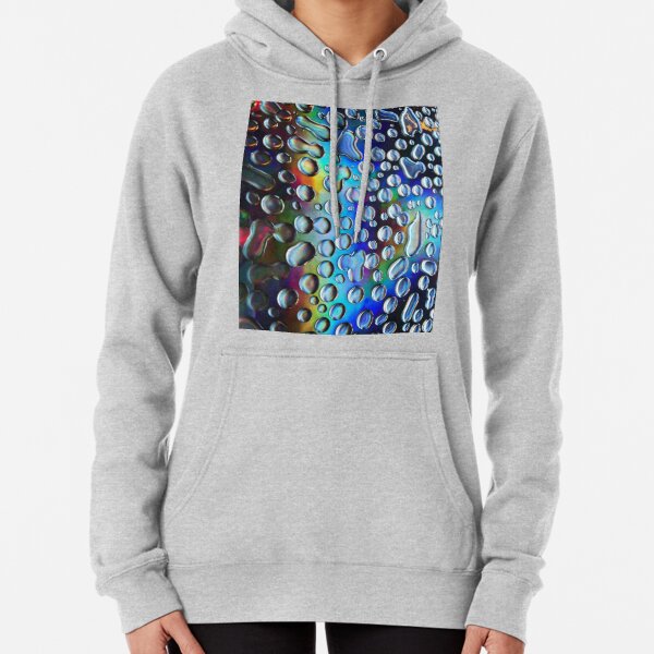 Black Holo Drips Pullover Hoodie
