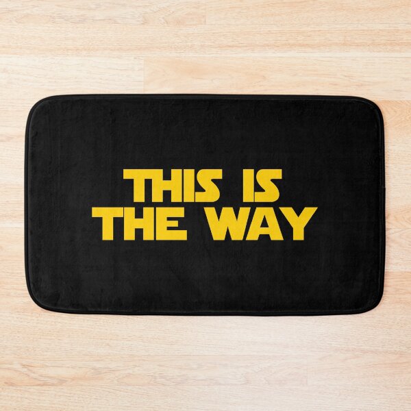 Item preview, This Is The Way Funny Space Western Sci Fi Quote  designed and sold by Singhe Design.