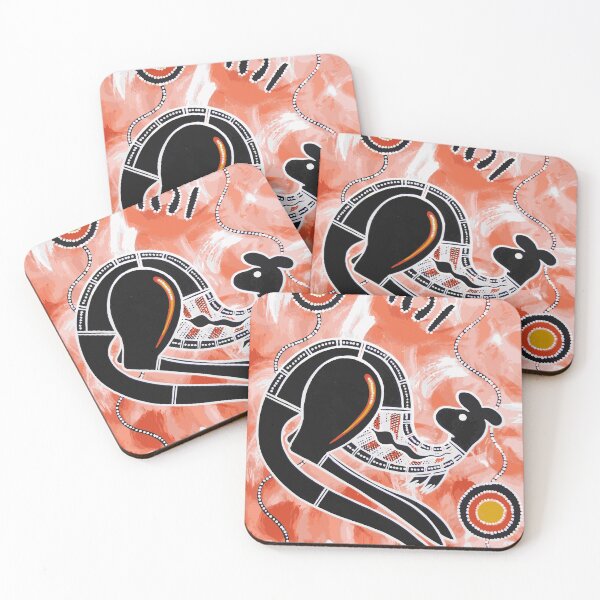 Item preview, Authentic Aboriginal Art - Kangaroo designed and sold by HogarthArts.
