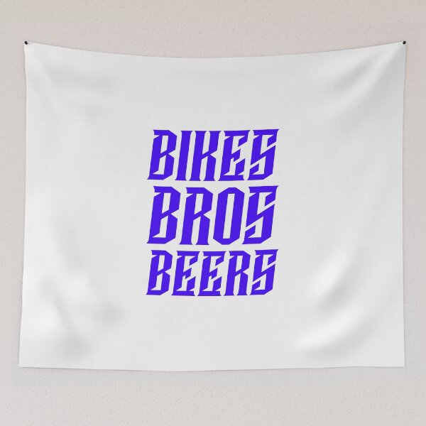 Item preview, Bikes Bros Beers in Blue designed and sold by AvidRider.