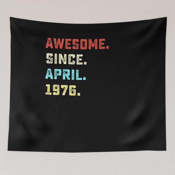 Item preview, 45th Birthday Gifts For Awesome Since April 1976 designed and sold by lolahomya.