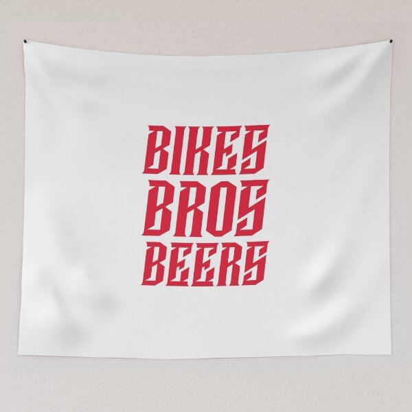 Item preview, Bikes Bros Beers in Red designed and sold by AvidRider.