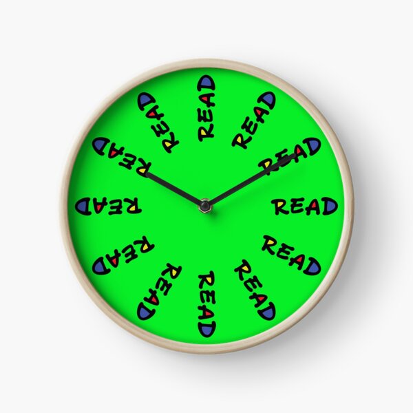 Green "Read" Clock