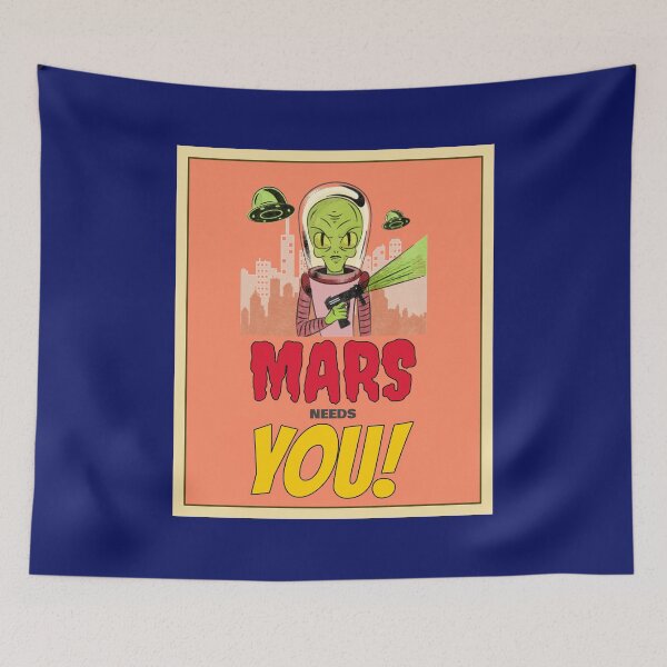 Item preview, Mars Needs You designed and sold by HappySchnapper.